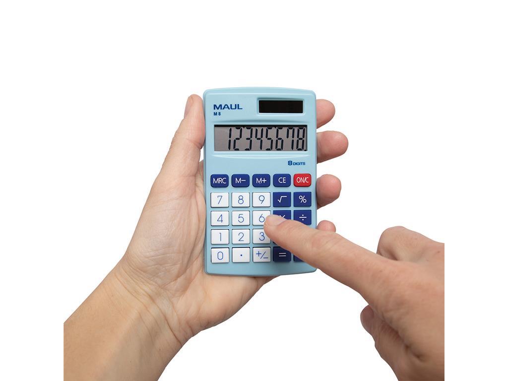 Maul Žepni kalkulator M 8, moder