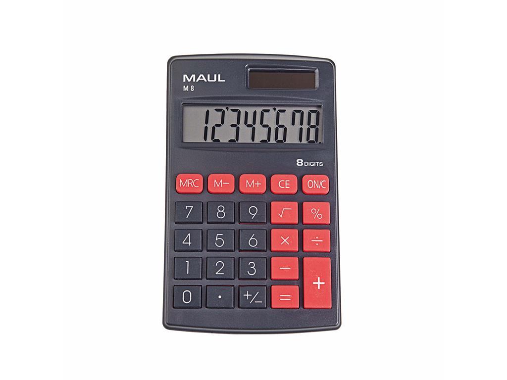 Maul Žepni kalkulator M 8, črn