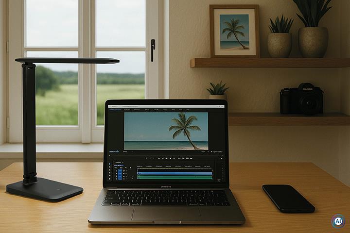 Maul Prenosna pisarniška LED svetilka, črna