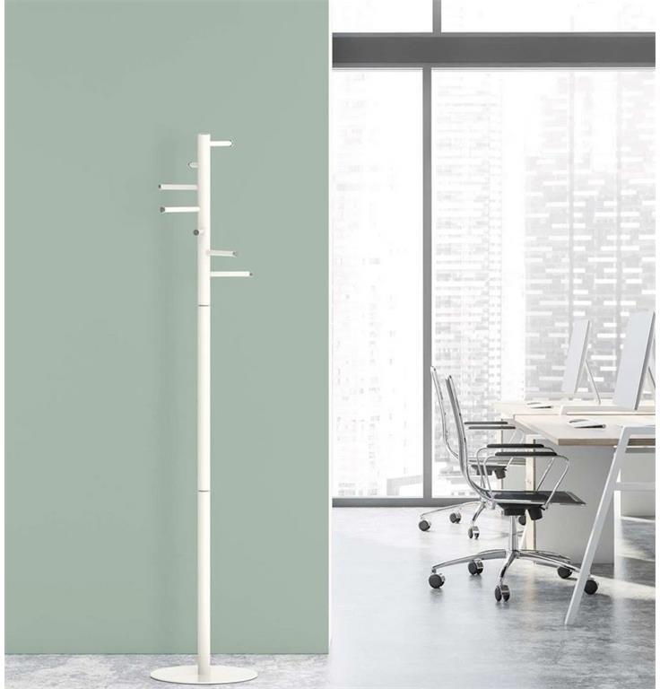 Maul Stojalo za plašče MAULcaurus, bel