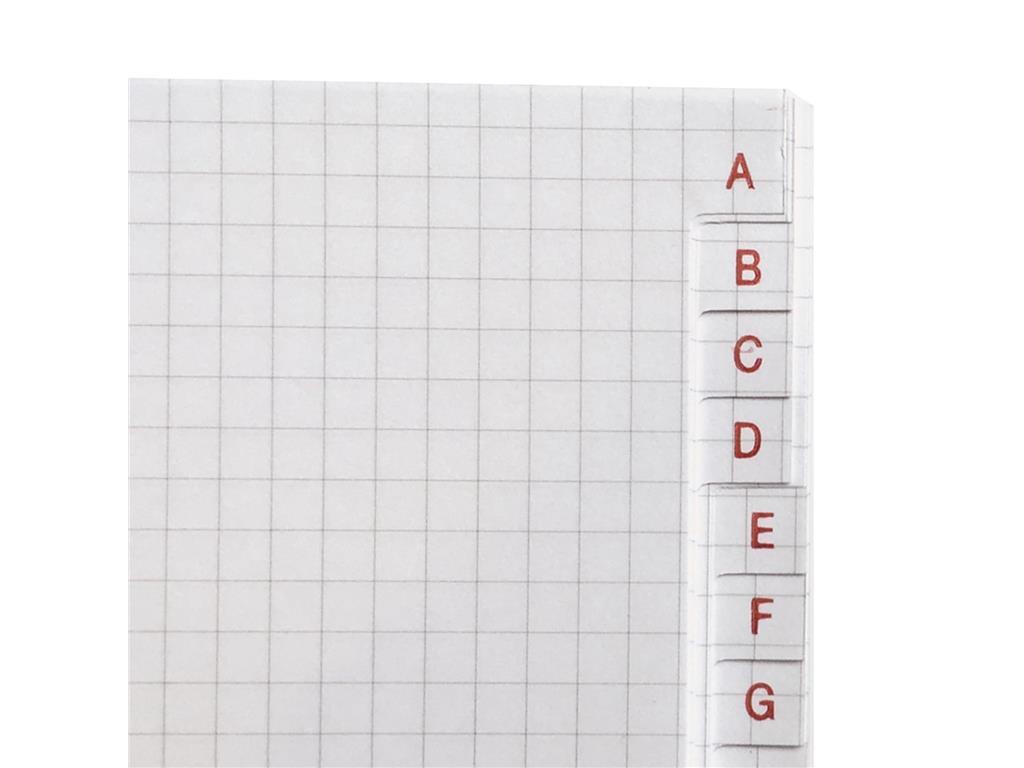 MiquelRius Zvezek 104x150mm karo z indeksom