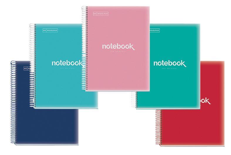 MiquelRius Zvezek A4, karo, 120-listni, 90g, BARVE