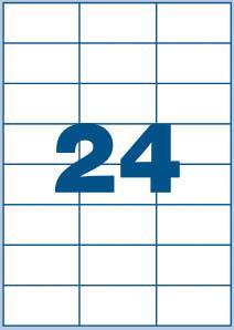 Multi3 Bele nalepke 70 x 37, 24/stran