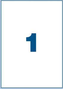 Multi3 Bele nalepke 210 x 297, 1/stran