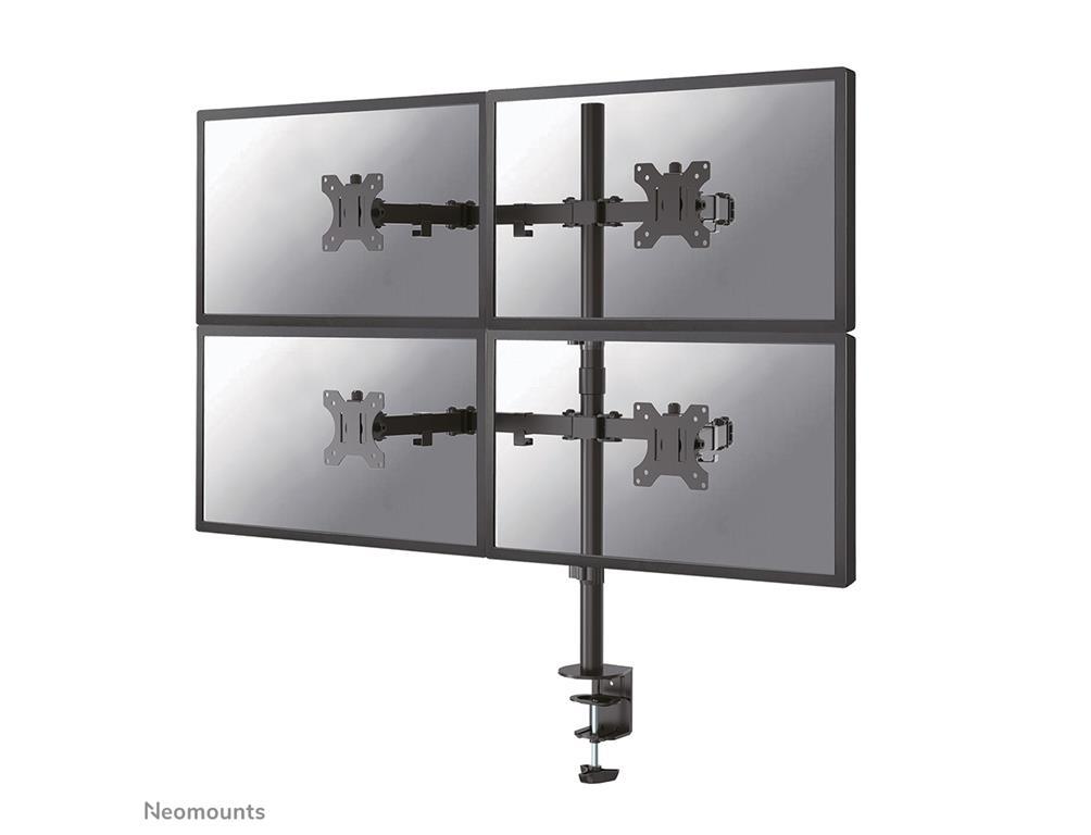 Neomounts Fleksibilni nosač za 4 monitora