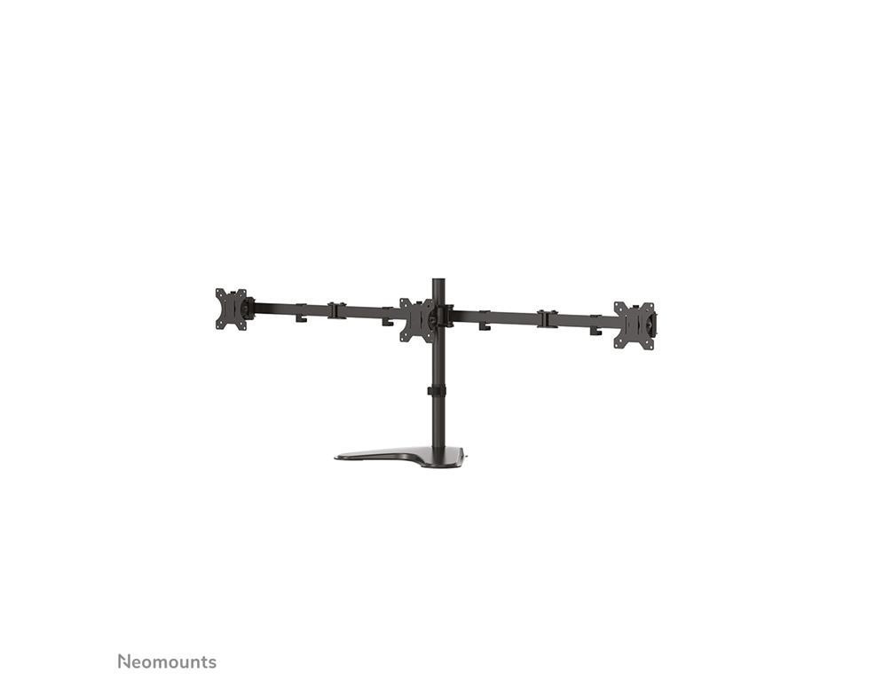 Neomounts Pomični stolni stalak za 3 monitora