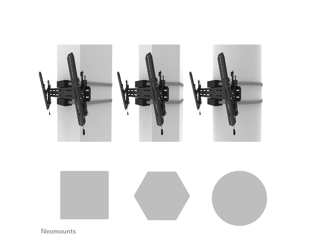 Neomounts Nagibni nosač za stup - zas. 40-75''