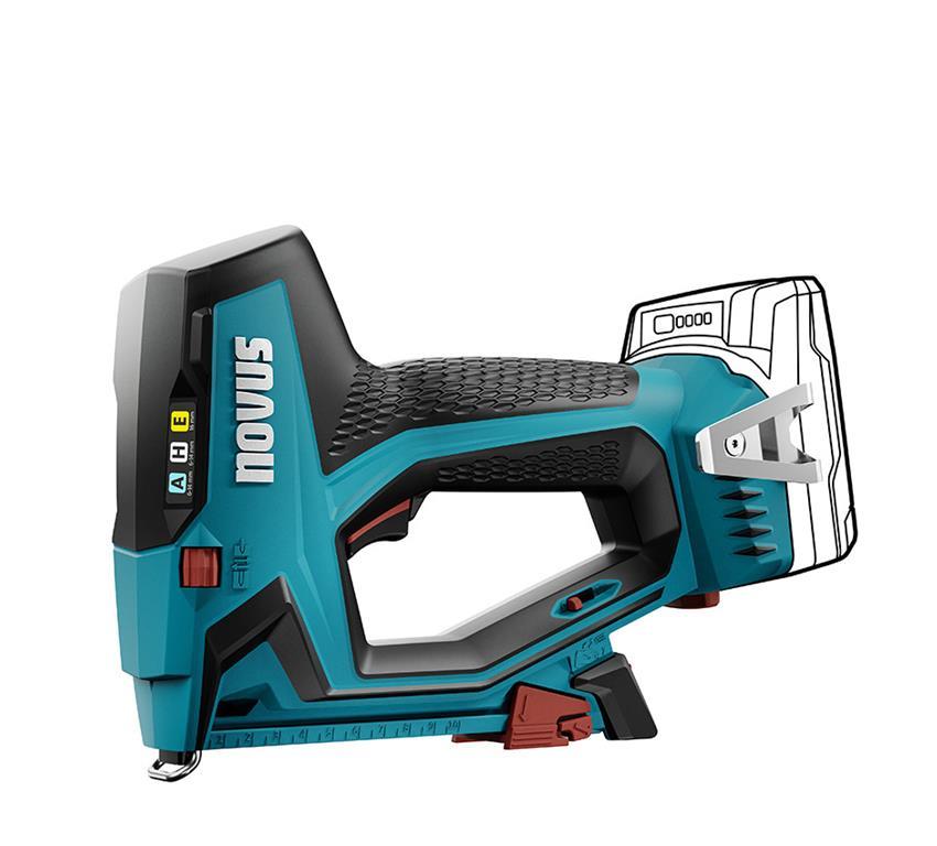 Novus Akumulatorski tapetniški spenjač J-550