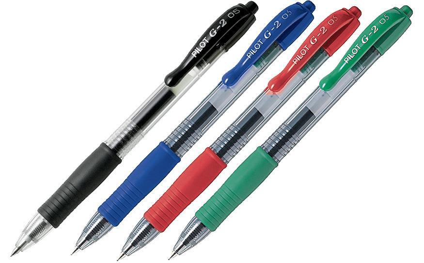 Pilot Gel roler G-2 0,5 BARVE