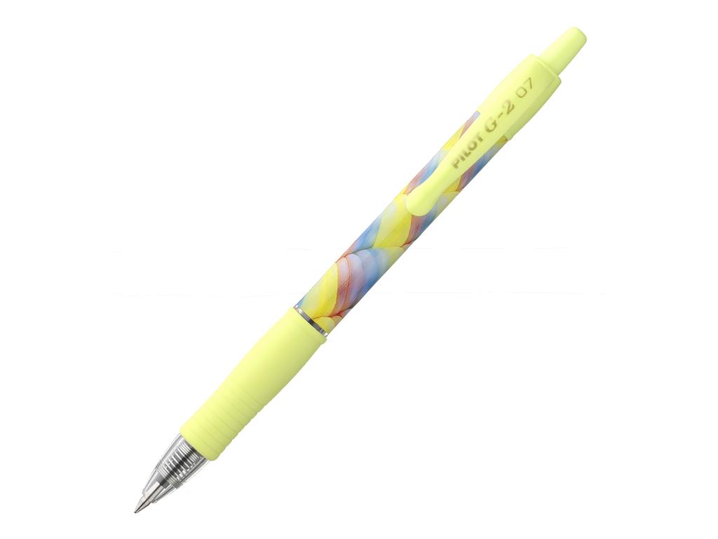 Pilot Gel roler G-2 0,7 FLOW rumen/črno črnilo
