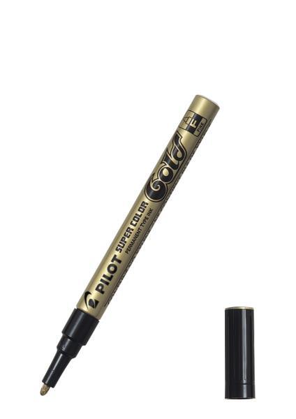 Pilot Marker SUPER COLOR, FINE, zlata