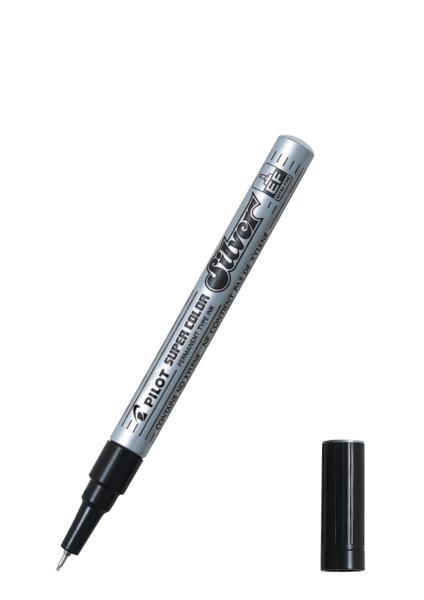 Pilot Marker SUPER COLOR, EXTRA FINE, bela