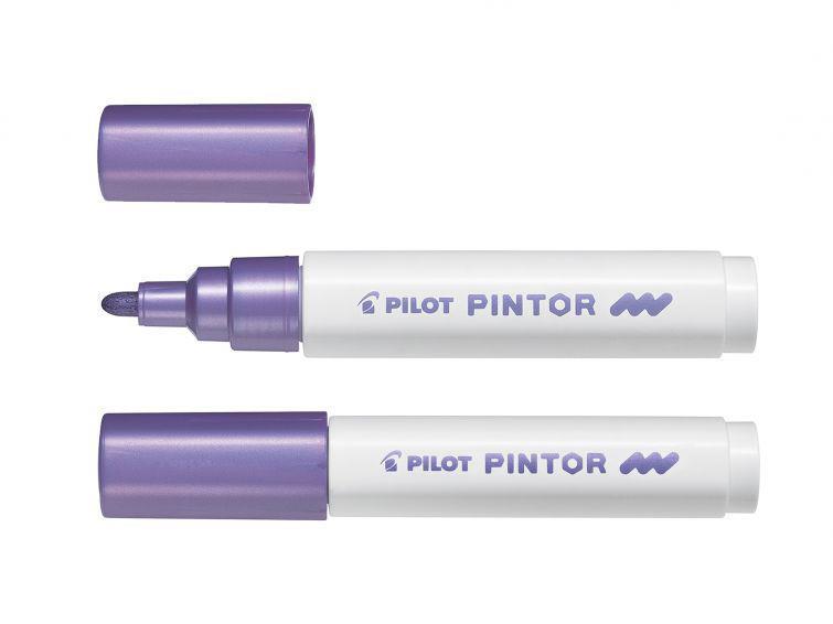 Pilot Marker Pintor MEDIUM, Metal vijola