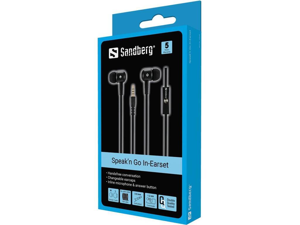 Sandberg Sandberg Speak’n Go In-Earset Black