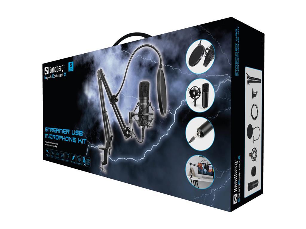 Sandberg USB set mikrofona za prijenos uživo