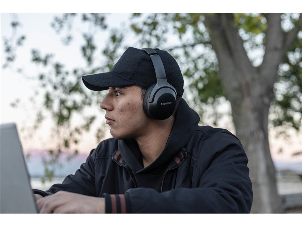 Sandberg Sandberg Wireless Travel Headset ANC+ENC