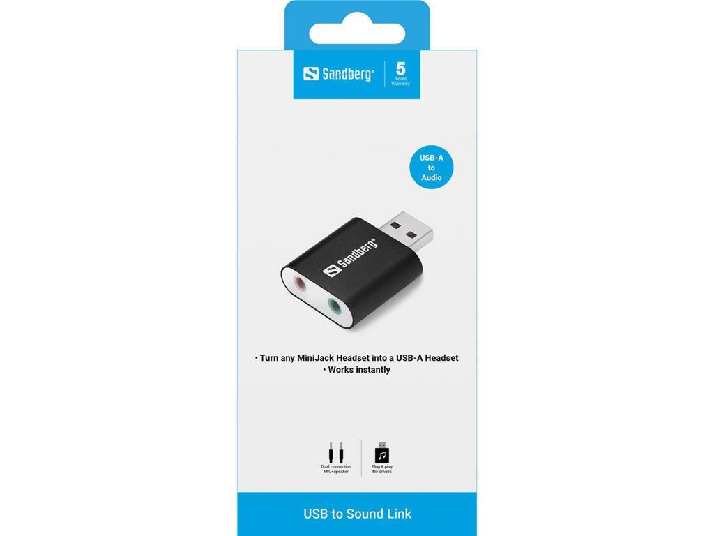 Sandberg Sandberg USB to Sound Link