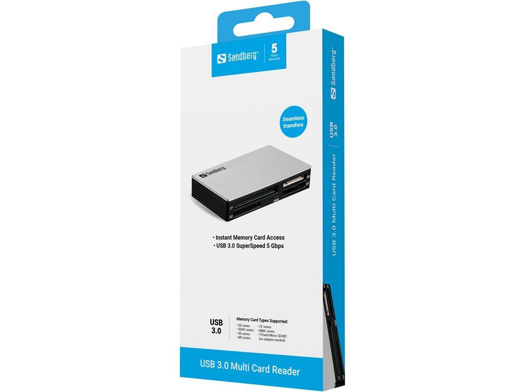 Sandberg Sandberg USB 3.0 čitač memorijskih