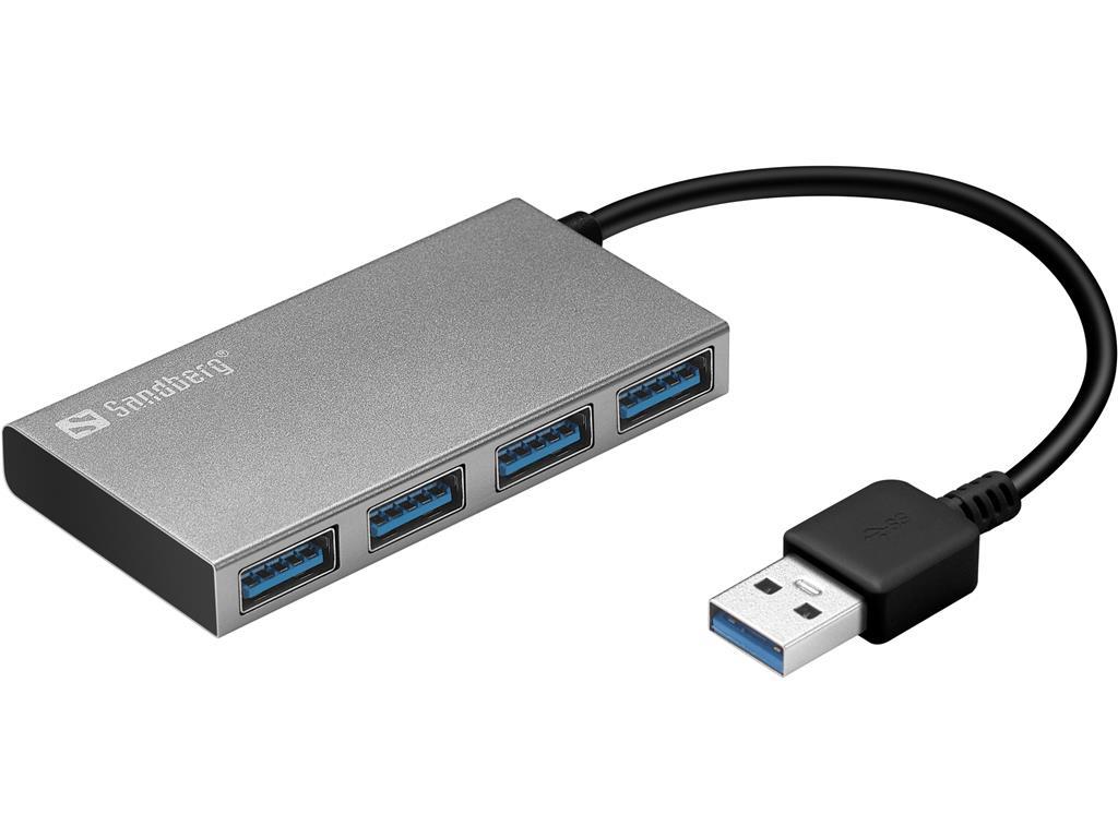 Sandberg USB-A 3.0 razdjelnik (hub), 4-u-1