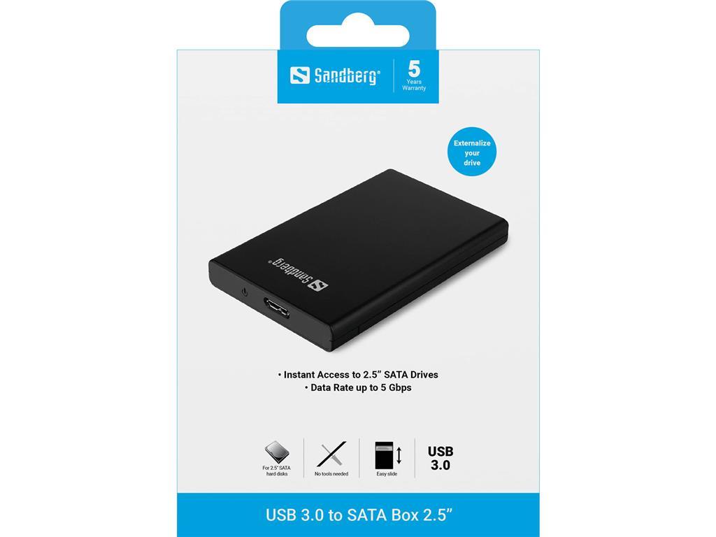 Sandberg Sandberg USB 3.0 na SATA kućište 2.5''