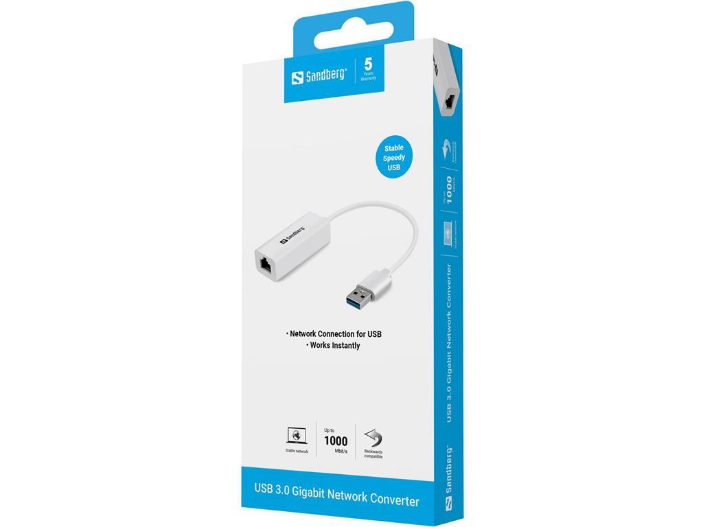 Sandberg Sandberg USB3.0 Gigabitni mrežni adapter