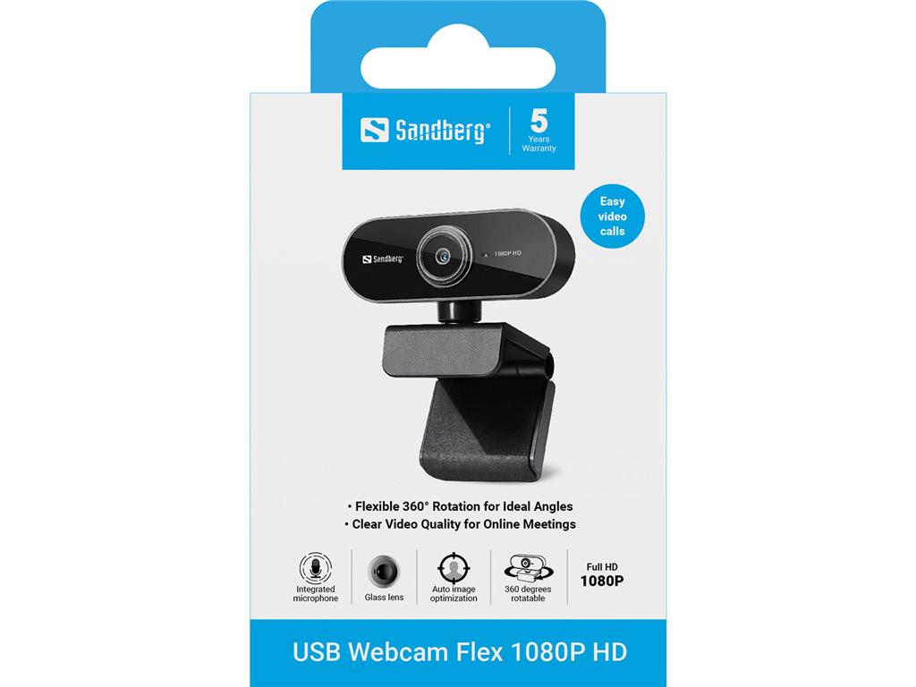 Sandberg USB web kamera Flex 1080P HD