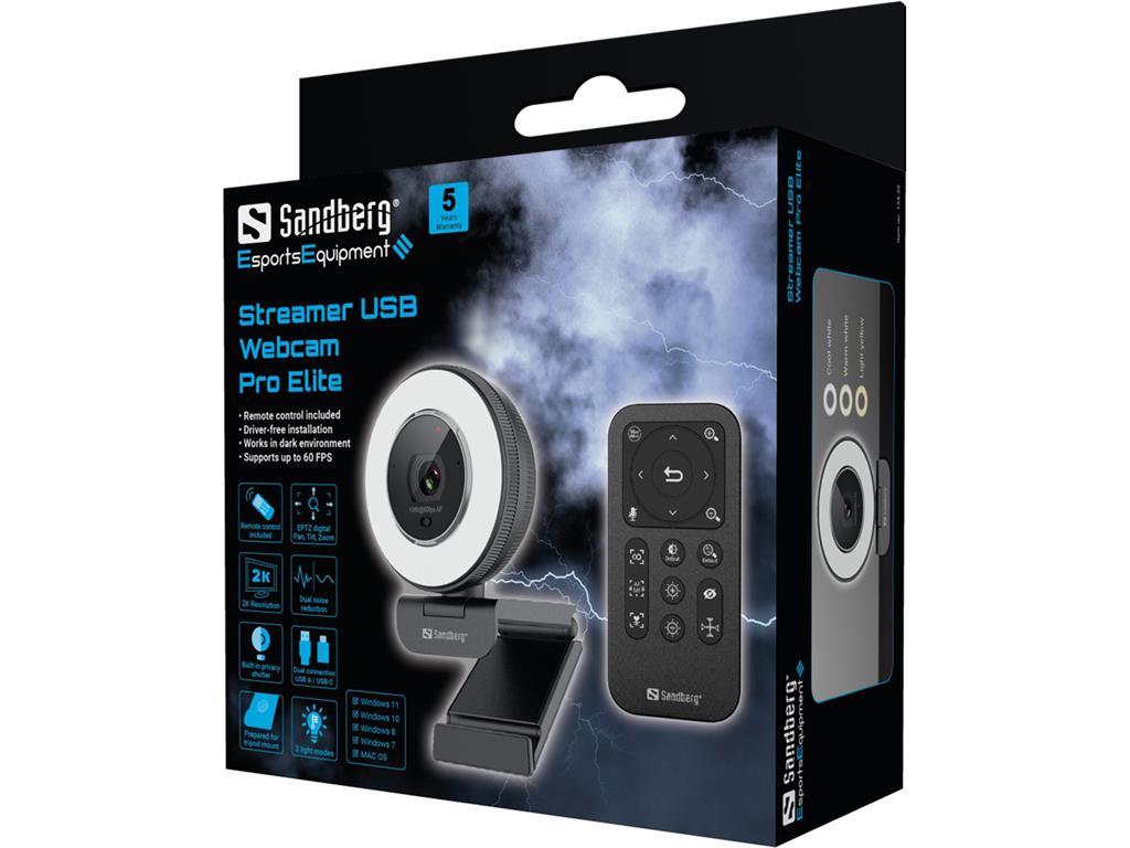 Sandberg Streamer USB web kamera Pro Elite