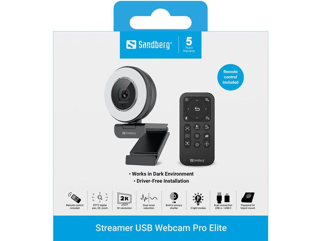 Sandberg Streamer USB web kamera Pro Elite