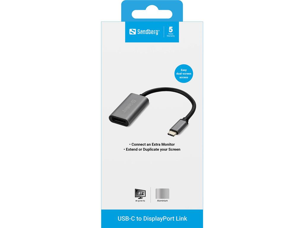 Sandberg Sandberg USB-C to DisplayPort Link