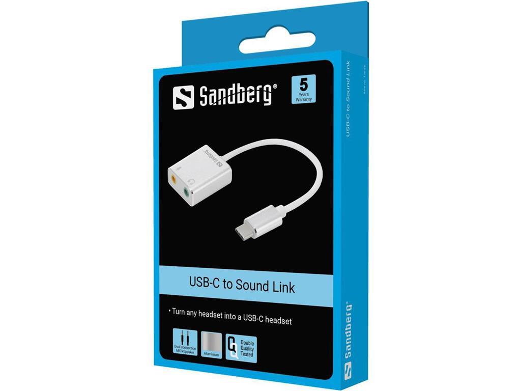 Sandberg Sandberg USB-C na Sound Link