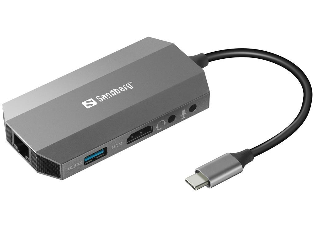 Sandberg USB-C razdjelnik, 6-u-1