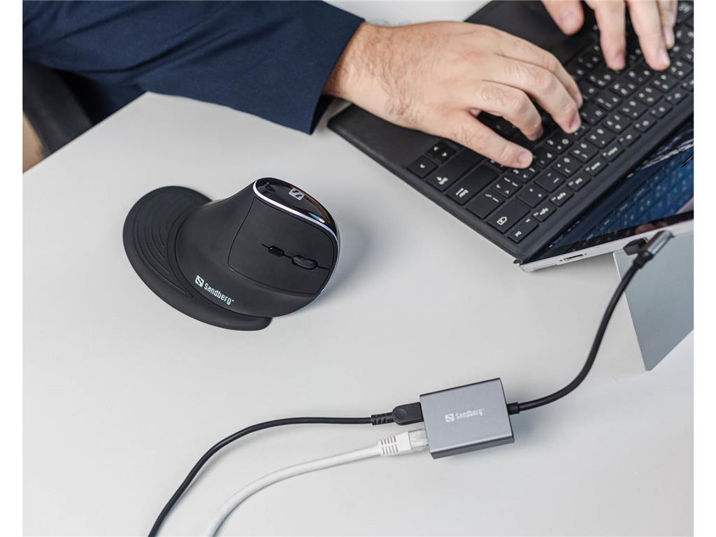 Sandberg Sandberg USB-C Gigabit adapter PD100W