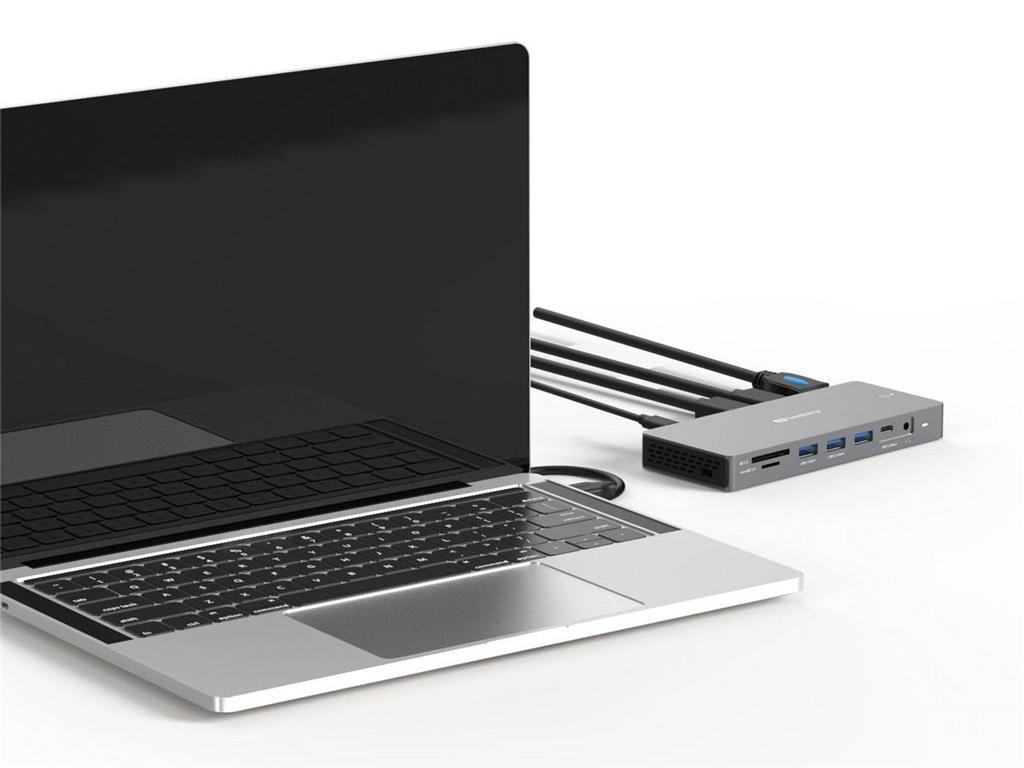 Sandberg USB-C hub razdjelnik Pro, 13-v-1