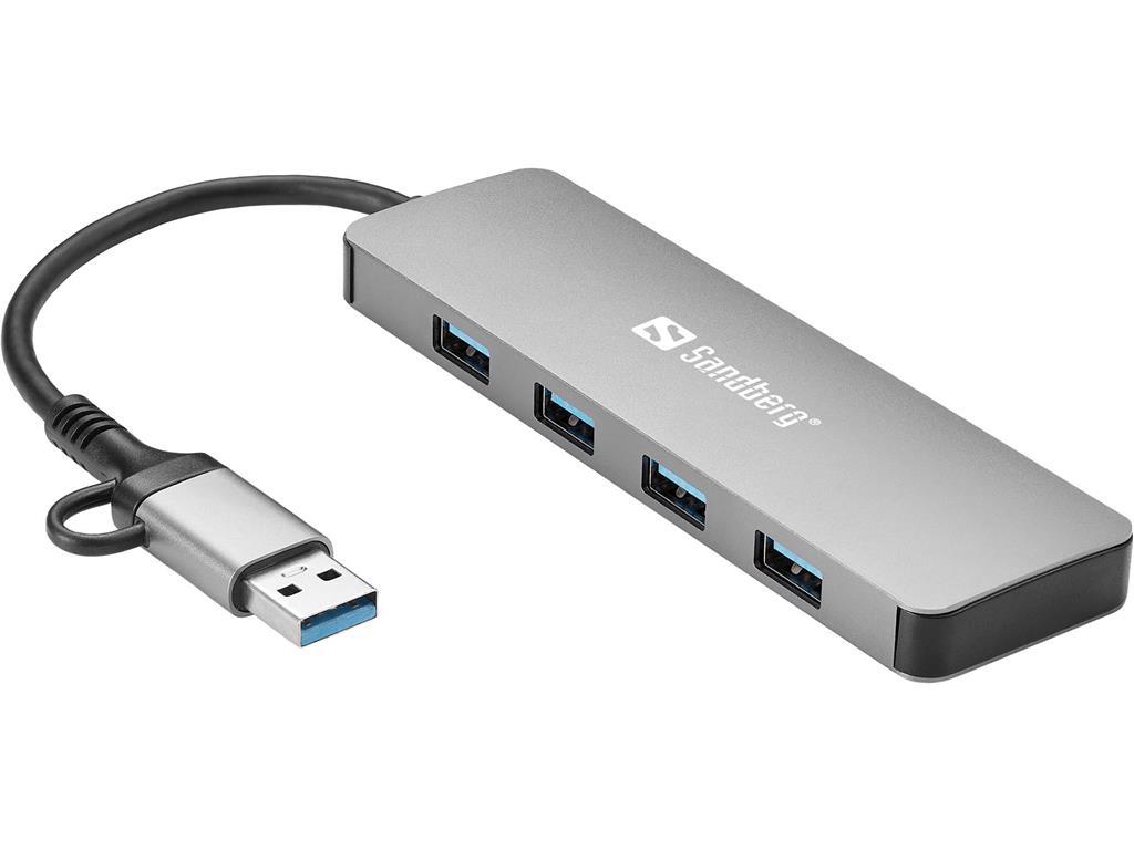 Sandberg Sandberg USB-C/A na 4xUSB 3.0 hub