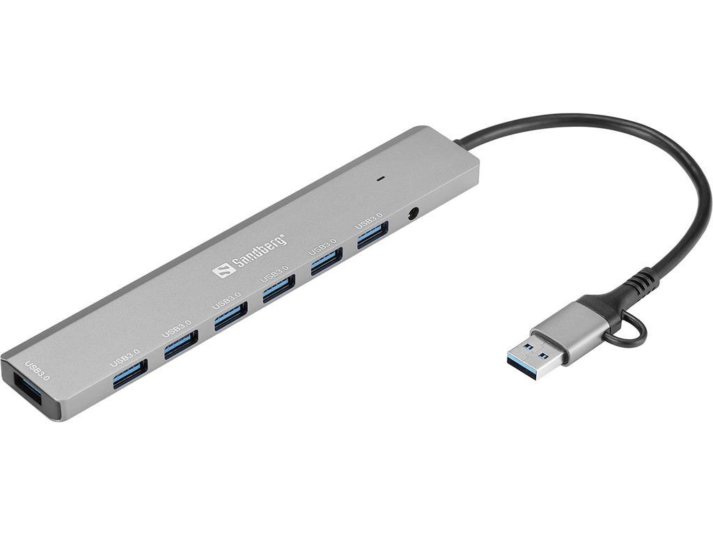 Sandberg Sandberg USB-C/A na 7 x USB 3.0