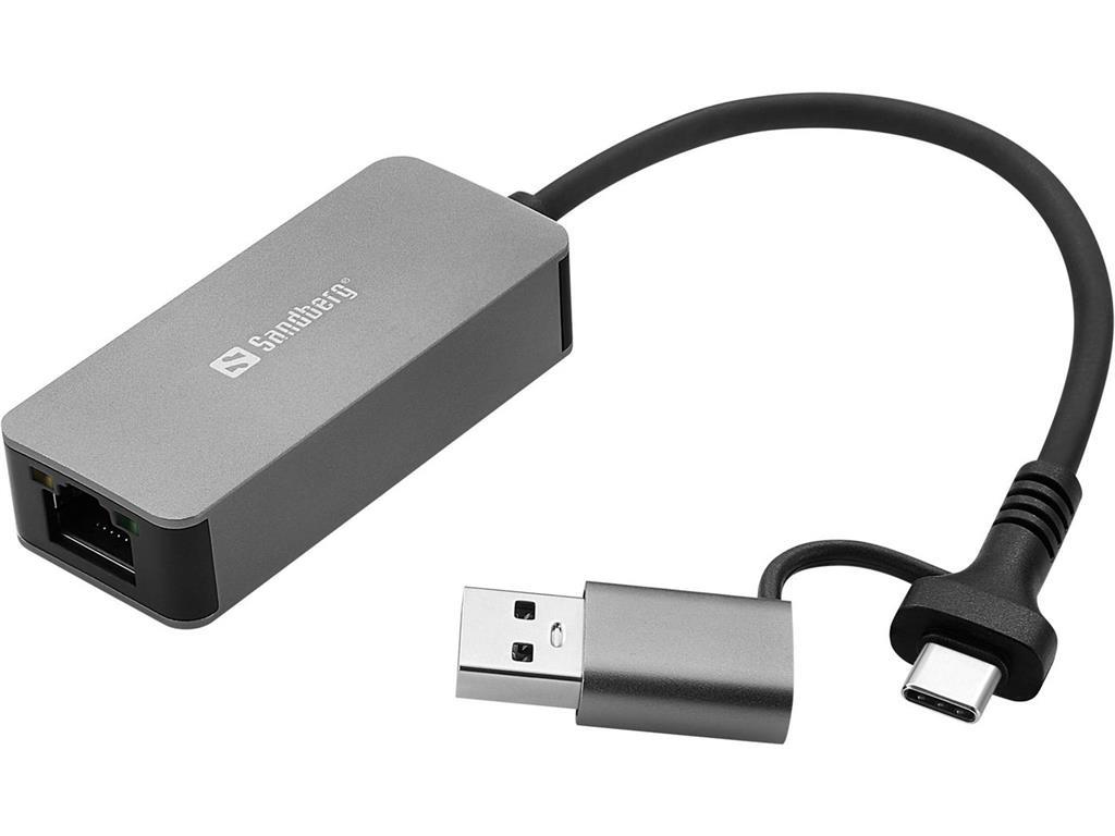 Sandberg Sandberg USB-C/A 2.5 GbE RJ45 adapter