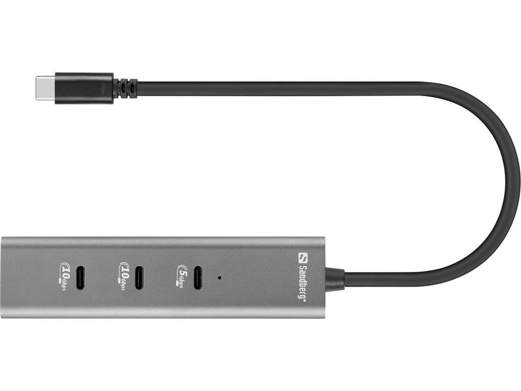 Sandberg USB-C hub razdelilnik 5-v-1 MediaDock