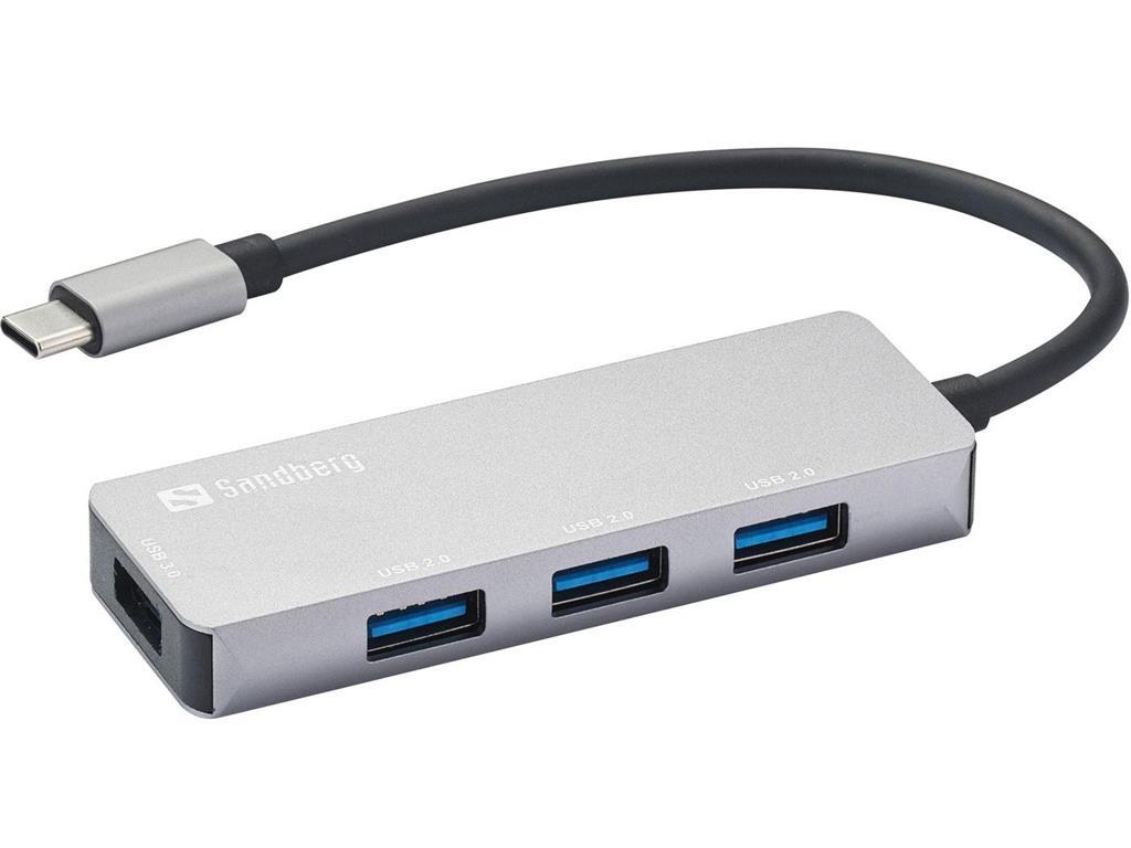 Sandberg Sandberg USB-C razdjelnik 1xUSB3.0+3x2.0