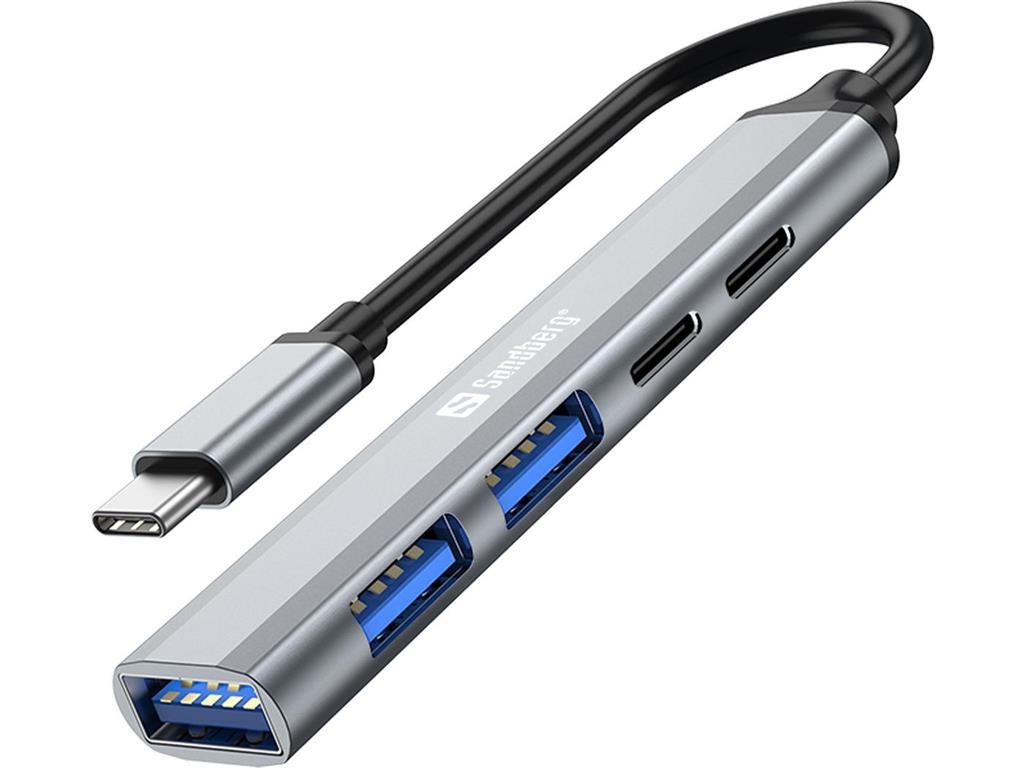 Sandberg Sandberg USB-C na 3xUSB-A+2xUSB-C SAVER