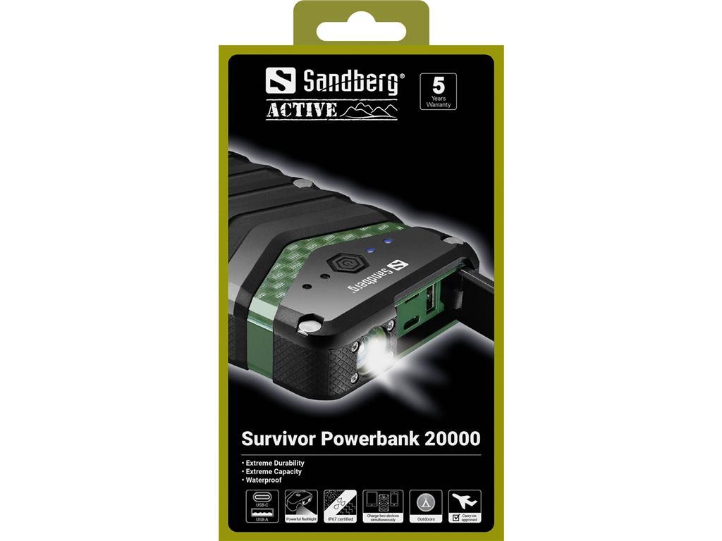 Sandberg Sandberg Survivor Powerbank 20000