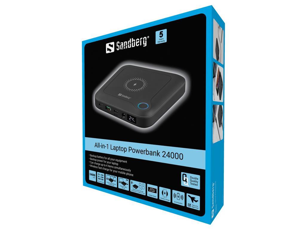 Sandberg Baterija Powerbank Sve-u-1, 24.000