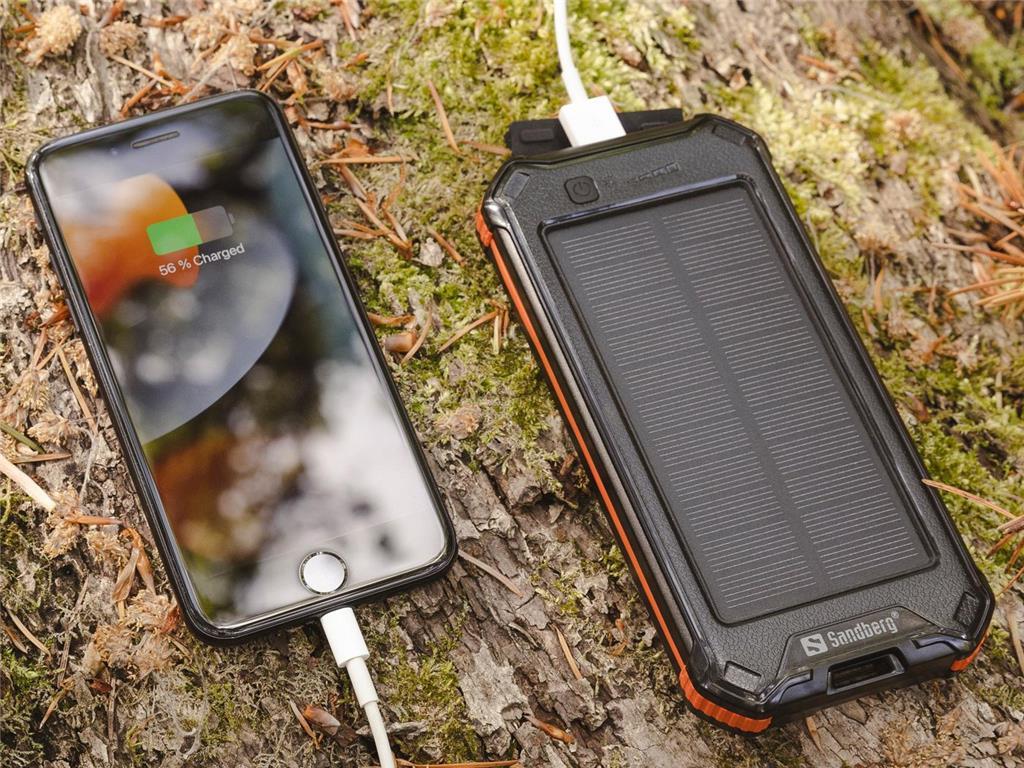 Sandberg 3u1 Solarni powerbank 10000