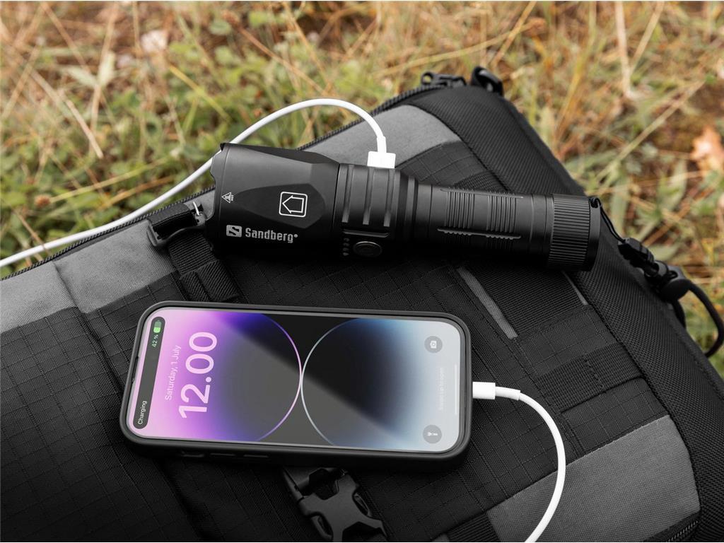 Sandberg Ručna lampa s baterijom Powerbank 5000