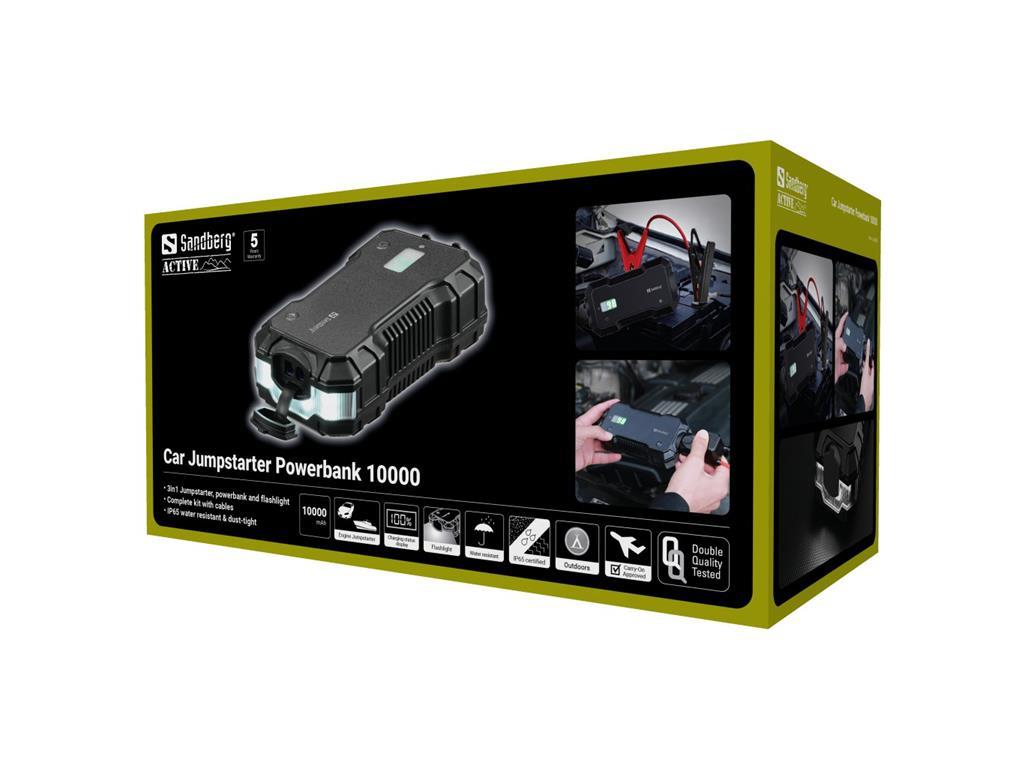 Sandberg Baterija Powerbank i kablovi za automobi