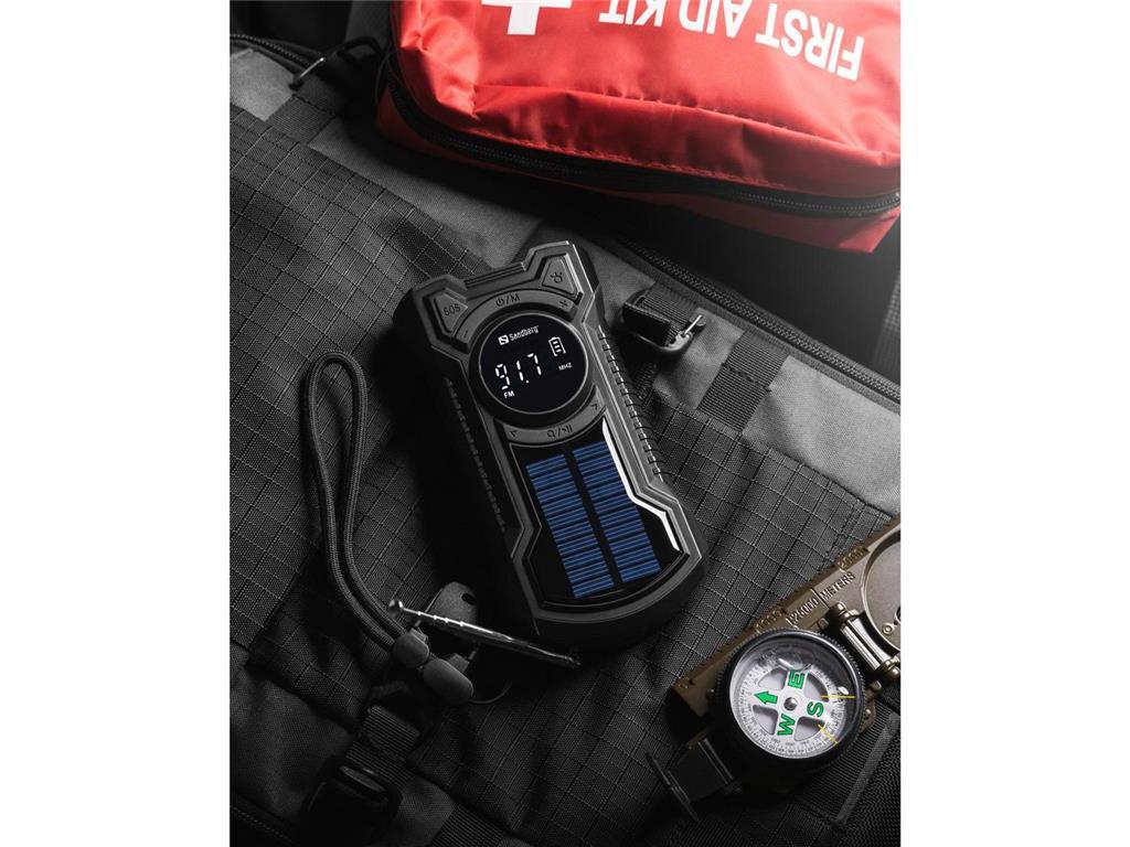 Sandberg Baterija powerbank+radio Vse-v-1, 5.000