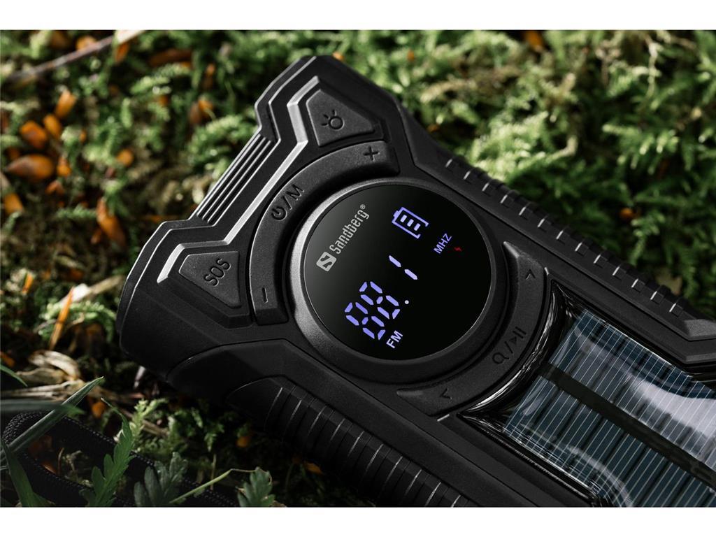 Sandberg Baterija powerbank+radio Vse-v-1, 5.000