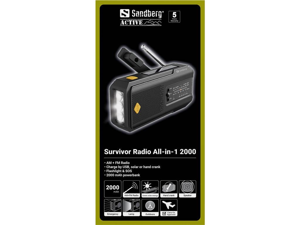 Sandberg Survivor Radio All-in-1 2000
