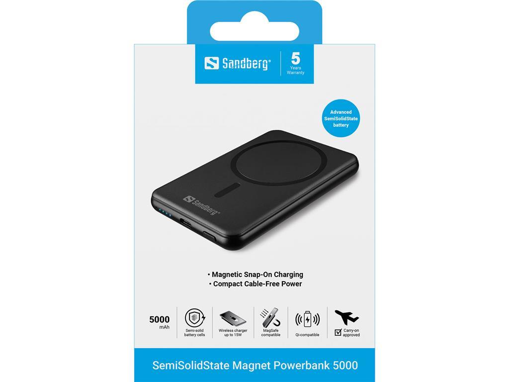 Sandberg Baterija Powerbank 5.000 SolidState