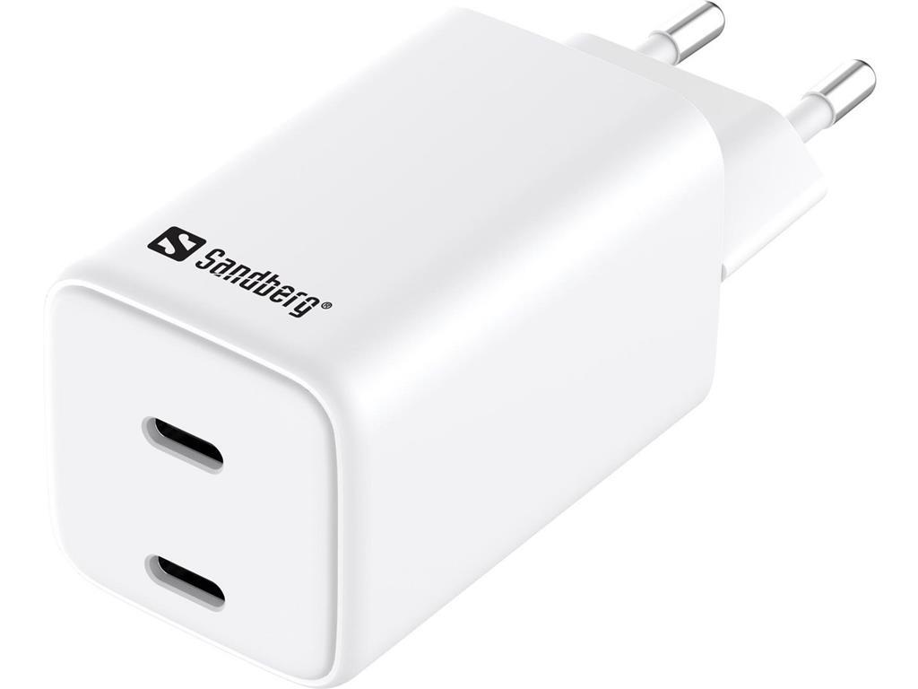 Sandberg Sandberg AC punjač Dual USB-C PD65W EU