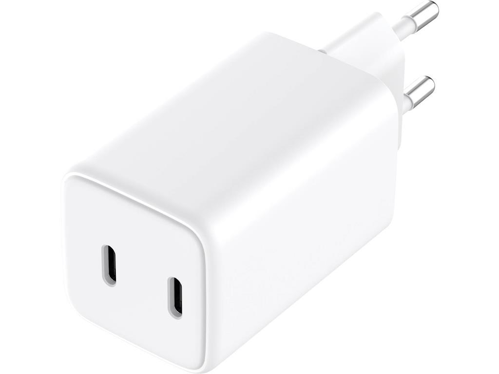 Sandberg AC polnilec dvojni USB-C PD65W EU